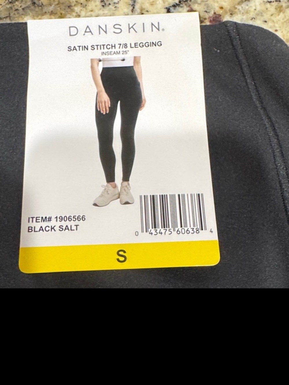 Danskin Matching Set Small NWT Black 1/4 Zip Pullover & Leggings Athletic Outfit - Picture 2 of 6